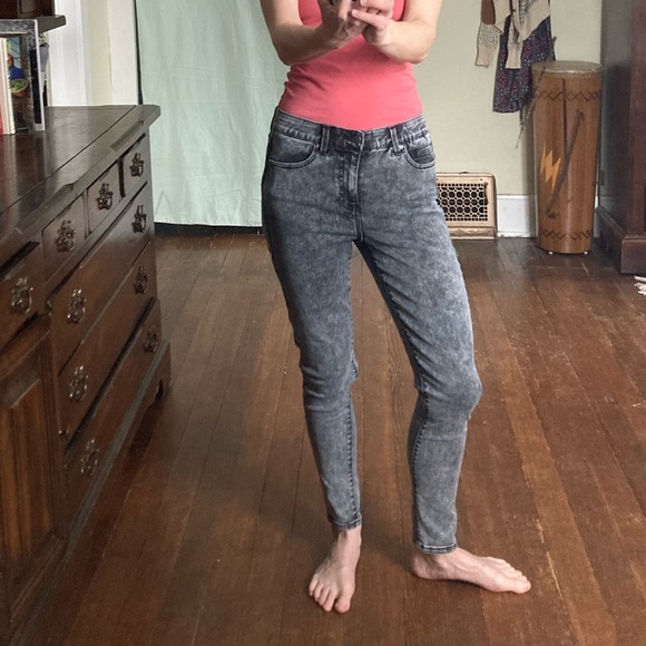 LuLaRoe Denim - LuLaRoe acid wash stretch skinny jeans size 28